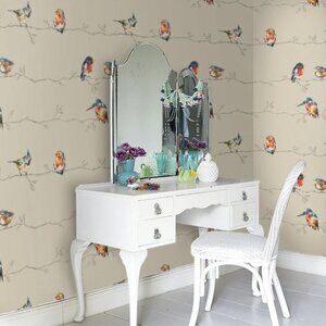 Harlequin Standing Ovation Non-Woven Wallpaper Roll  Bird Design Pattern #111486